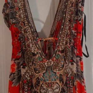 Czarina MORE THAN EVER V-NECK HIGH TO LOW DRESS